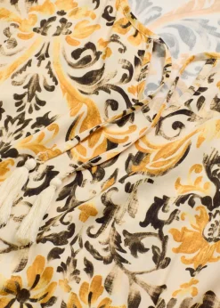 Mujer bonprix bonprix Vestido estampado tipo caftán de viscosa fluida