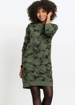 Mujer bonprix bonprix Vestido estampado tipo sudadera