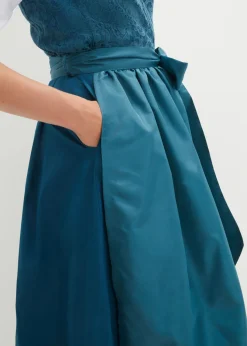 Mujer bonprix bonprix Vestido folclórico y delantal (set de 2 piezas)