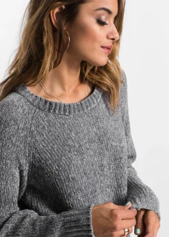 Mujer bonprix bonprix Vestido holgado de punto de chenilla