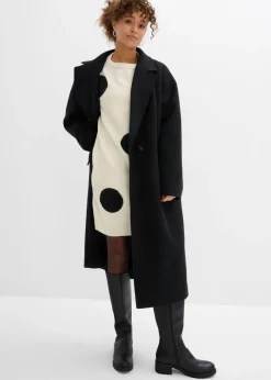 Mujer bonprix bonprix Vestido holgado de punto con lunares