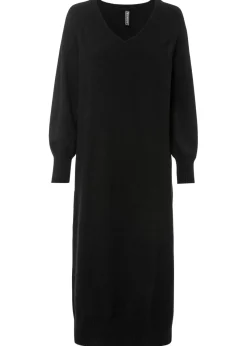 Mujer bonprix bonprix Vestido holgado de punto con largo midi