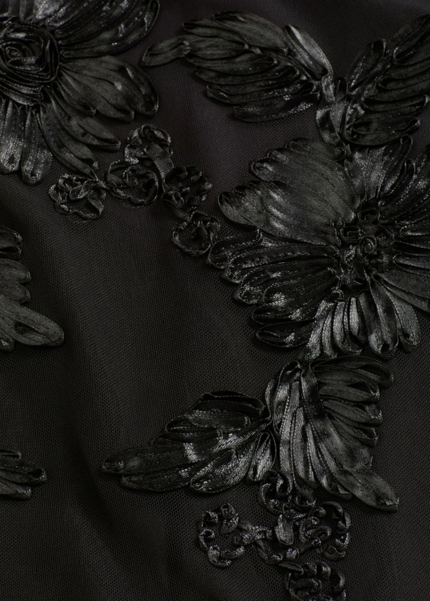 bonprix bonprix Vestidos|Ropa Elegante>Vestido largo con bordado floral Negro