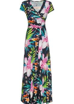 Mujer bonprix bonprix Vestido largo con diseño cruzado