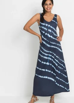 Mujer bonprix BODYFLIRT Vestido largo con efecto batik