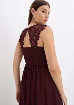 Mujer bonprix bonprix Vestido largo con encaje