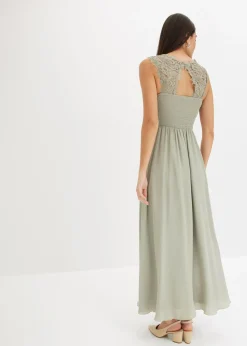 Mujer bonprix bonprix Vestido largo con encaje