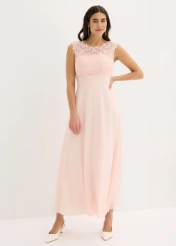 Mujer bonprix bonprix Vestido largo con encaje