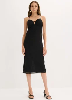 bonprix bonprix Vestidos>Vestido largo con escote pronunciado Turquesa claro