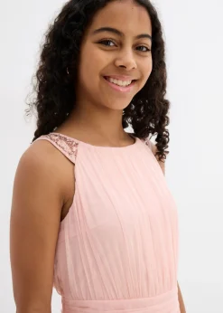 Niños bonprix bonprix Vestido largo con lentejuelas decorativas