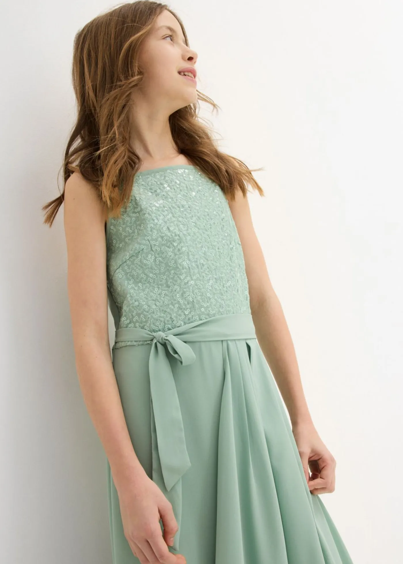 Niños bonprix bonprix Vestido largo con lentejuelas