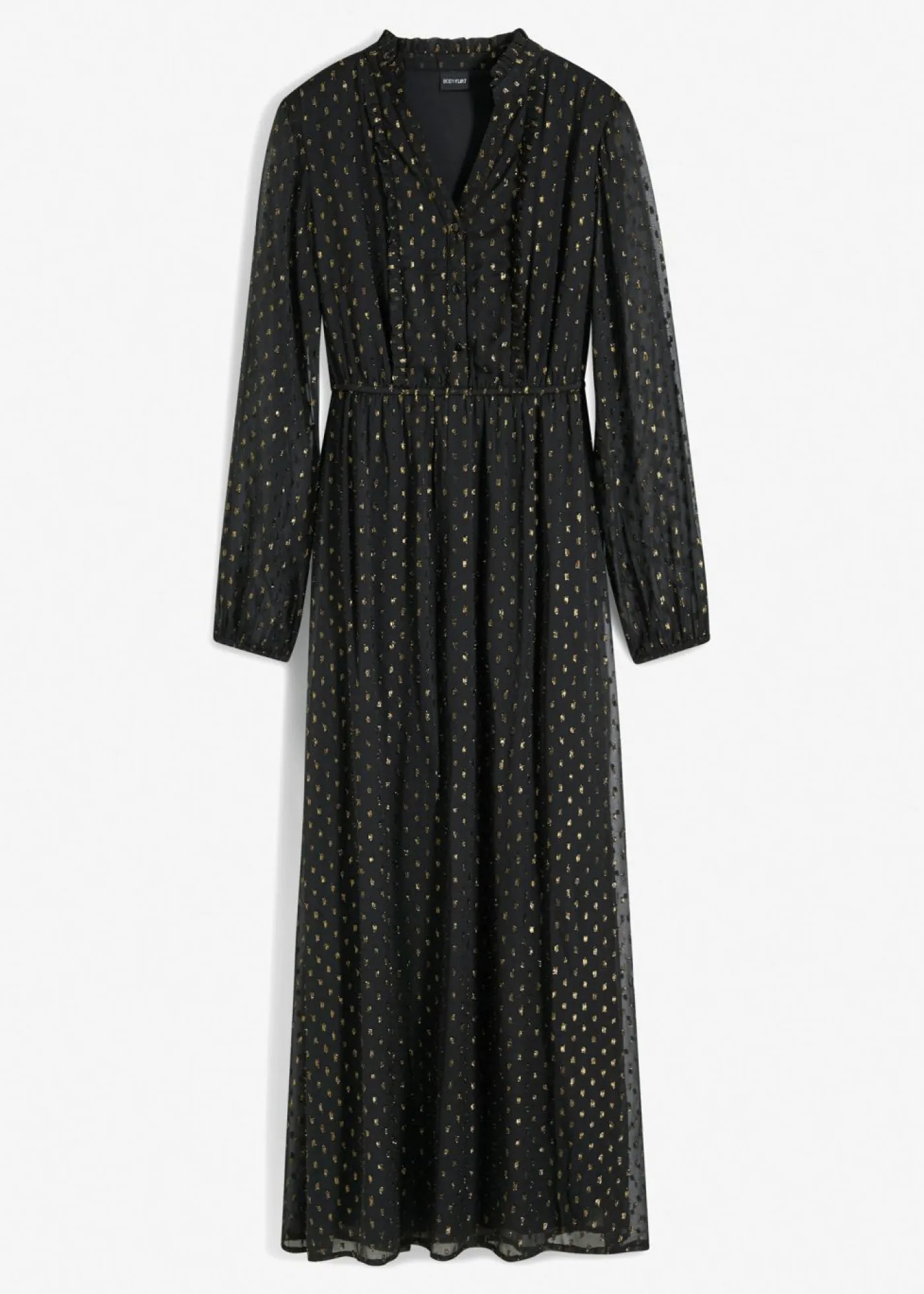 Mujer bonprix bonprix Vestido largo con piedras brillantes