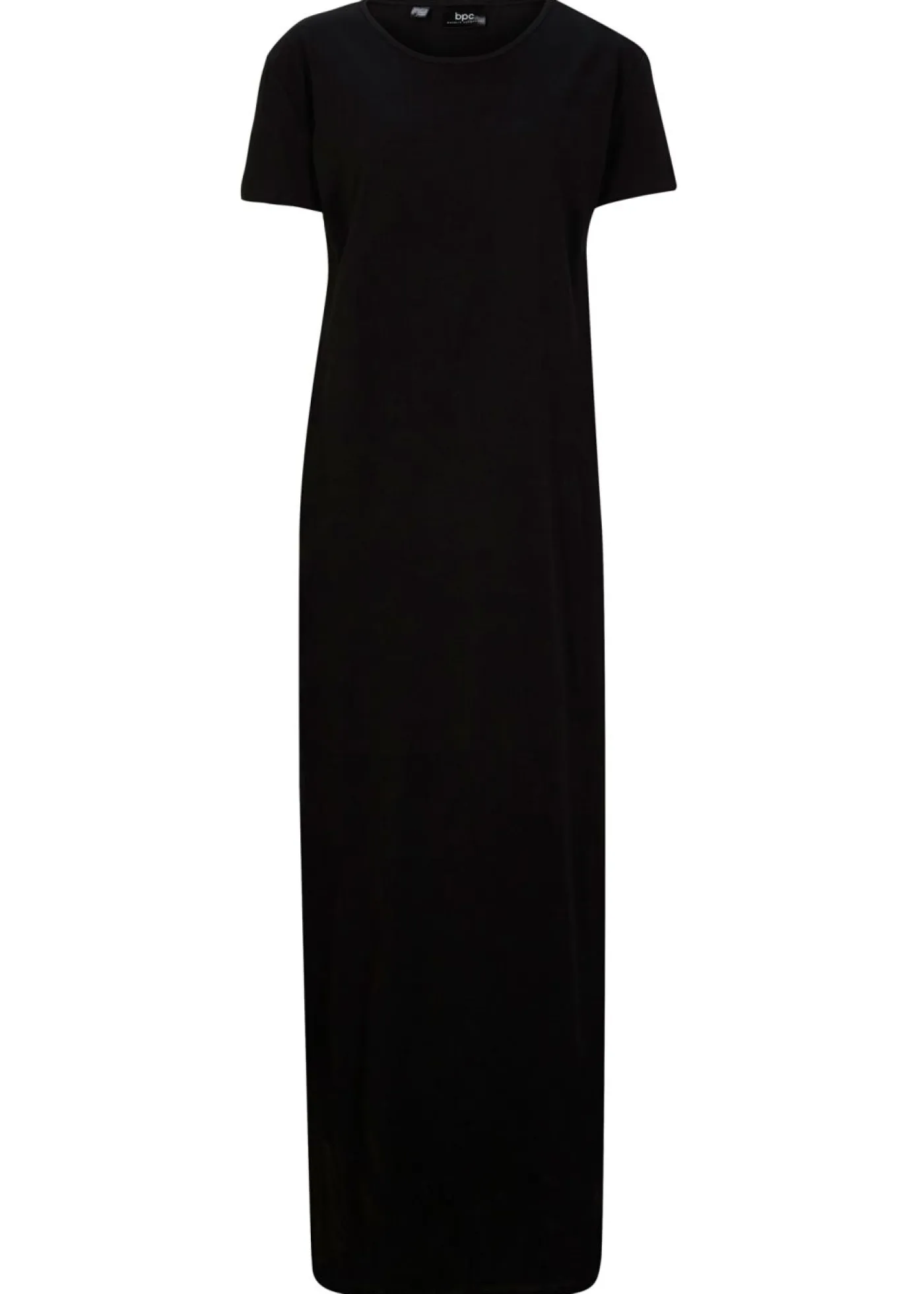 bonprix bonprix Básicos|Vestidos>Vestido largo de algodón puro Negro