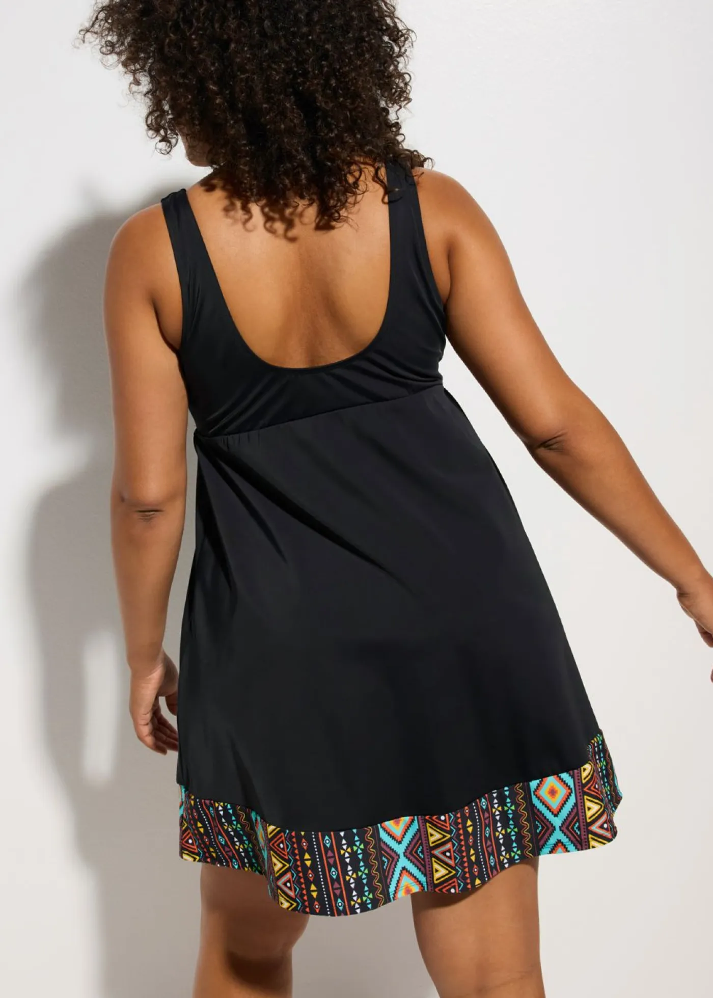 bonprix bonprix Trajes De Baño>Vestido largo de baño de poliamida reciclada Negro