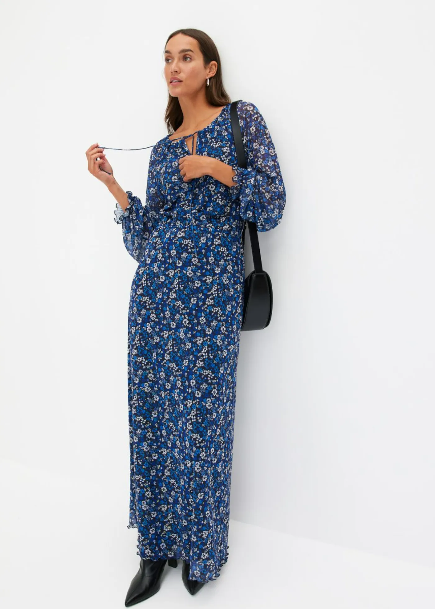 Mujer bonprix bonprix Vestido largo de malla