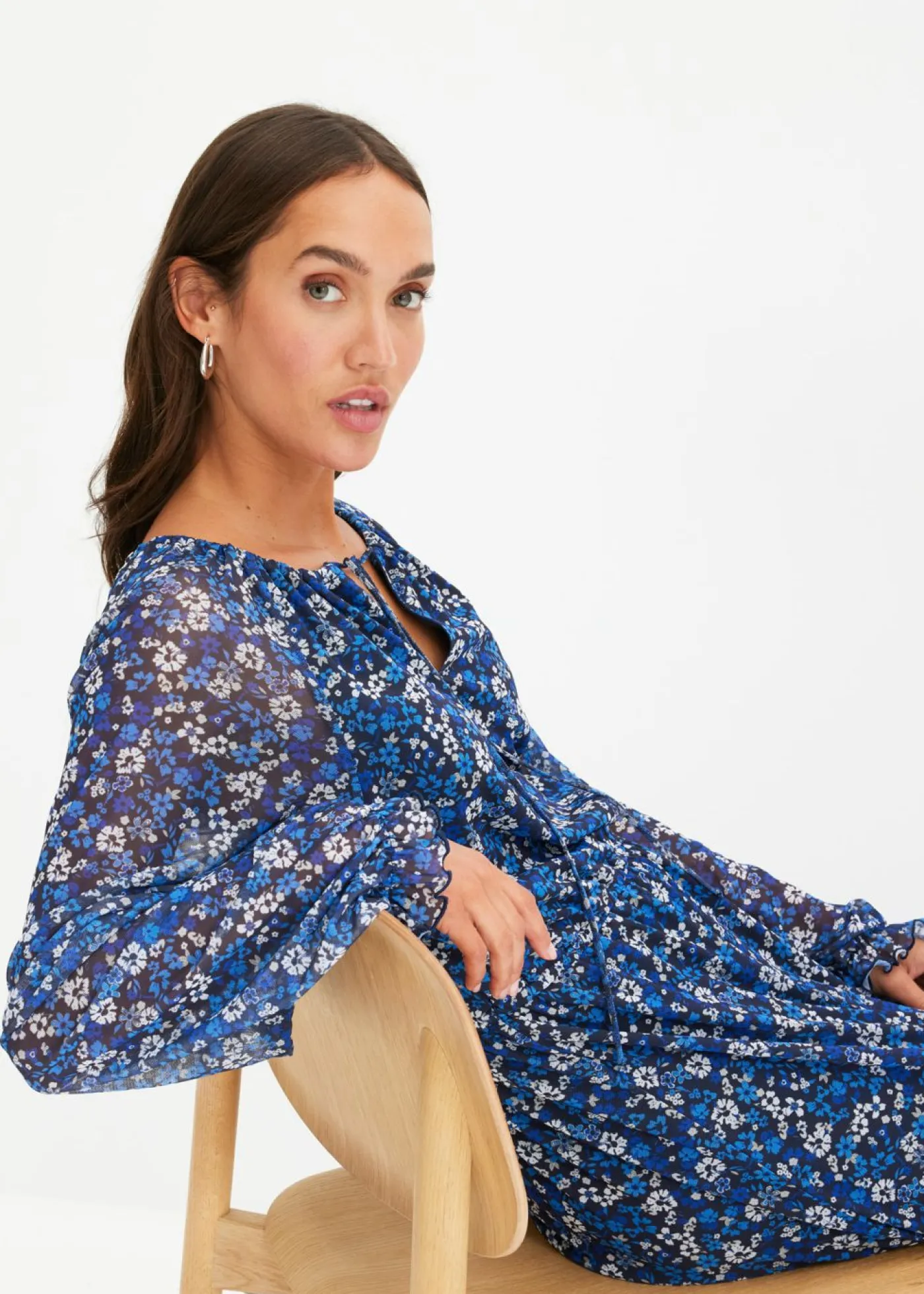 Mujer bonprix bonprix Vestido largo de malla