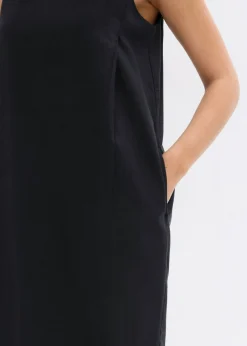 Mujer bonprix bonprix Vestido largo de mezcla de viscosa con bolsillos