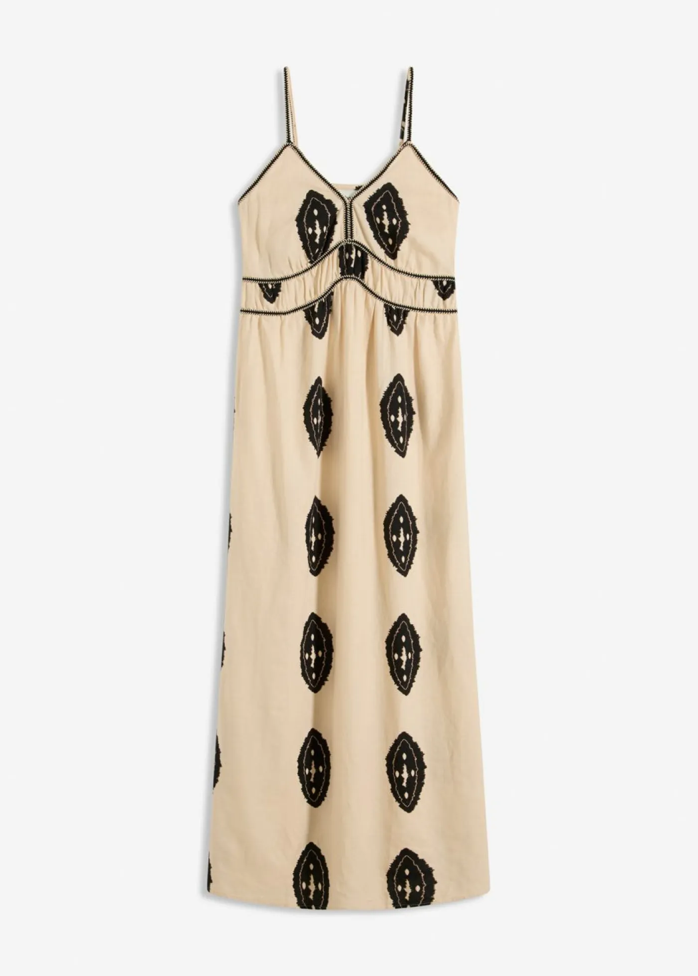 Mujer bonprix bonprix Vestido largo de mezcla de lino ligero