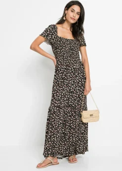 Mujer bonprix bonprix Vestido largo de mezcla de viscosa