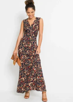 Mujer bonprix bonprix Vestido largo de mezcla de viscosa