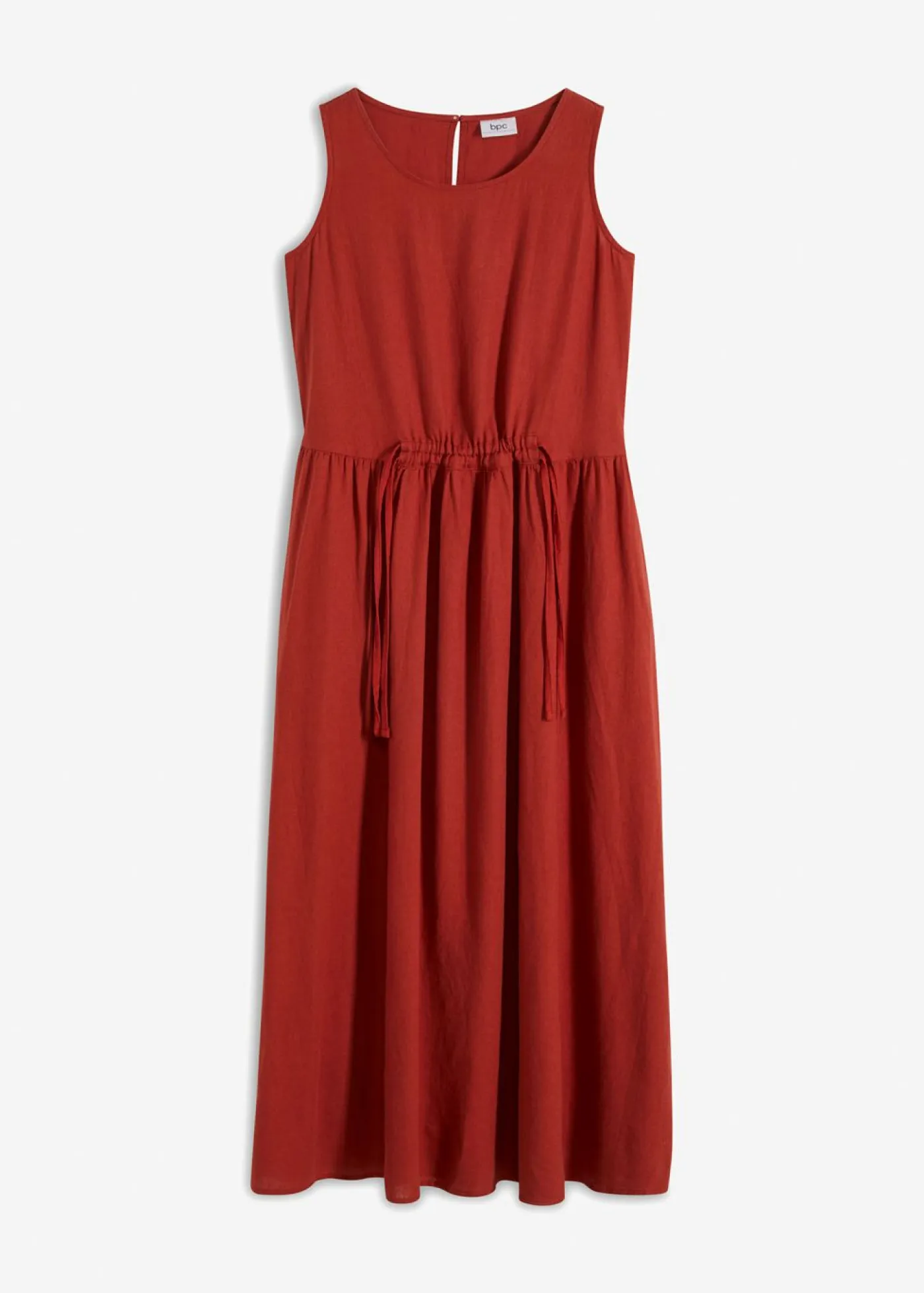 Mujer bonprix bonprix Vestido largo de mezcla ligera de lino y viscosa