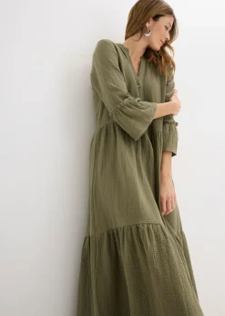 Mujer bonprix bonprix Vestido largo de muselina suave