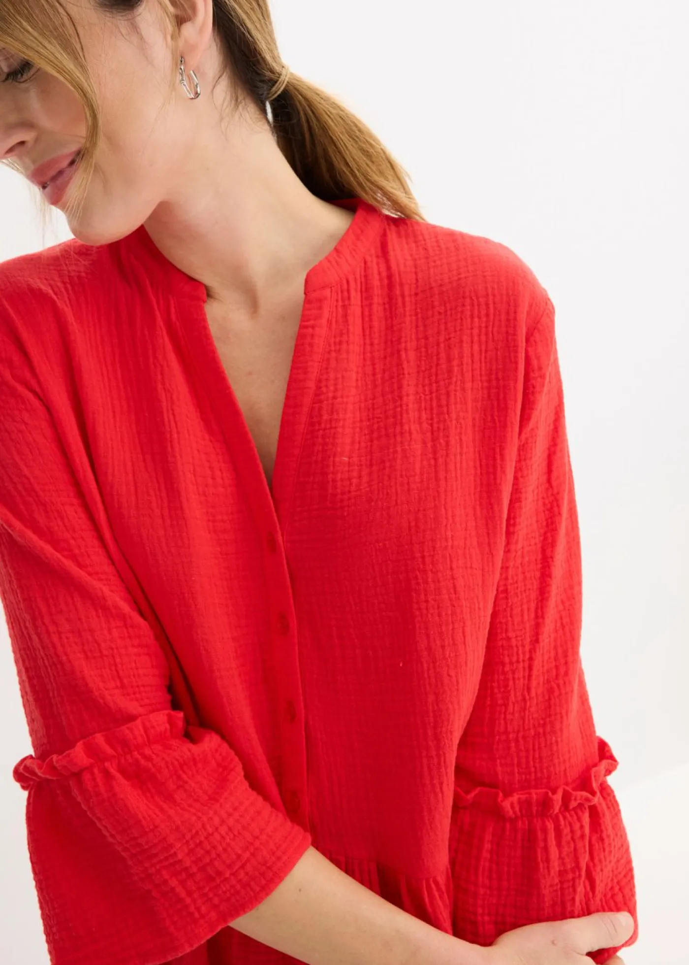 Mujer bonprix bonprix Vestido largo de muselina suave