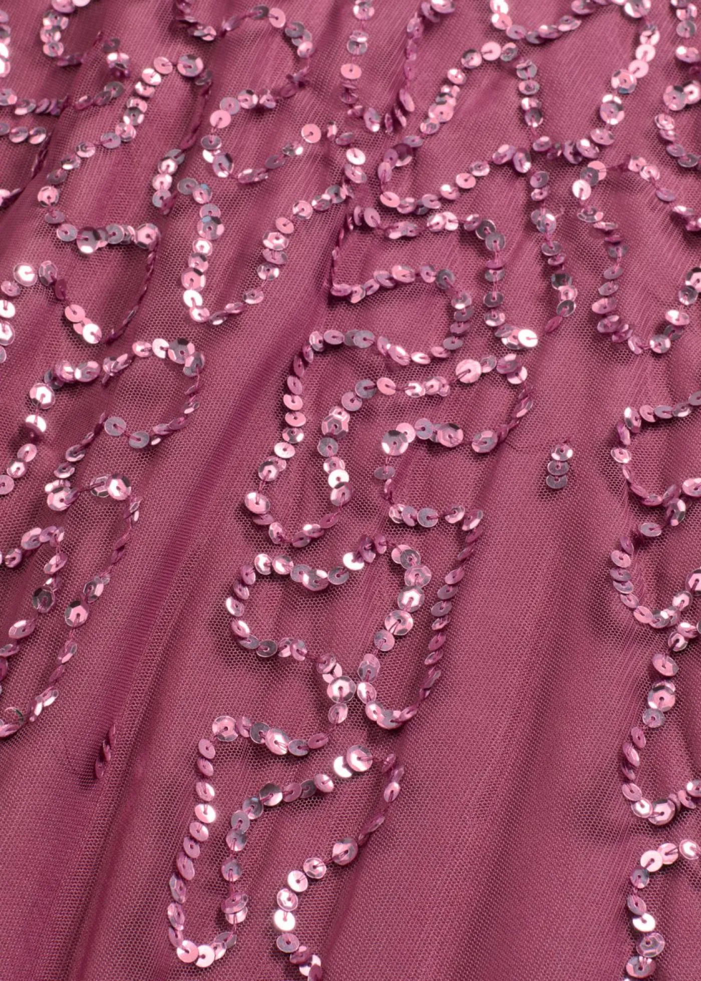 bonprix bonprix Vestidos|Ropa Elegante>Vestido largo de noche con lentejuelas Rosa oscuro