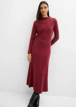 Mujer bonprix bonprix Vestido largo de punto fino con cachemir
