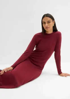 Mujer bonprix bonprix Vestido largo de punto fino con cachemir