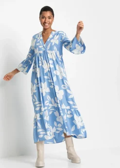 Mujer bonprix bonprix Vestido largo de viscosa fluida