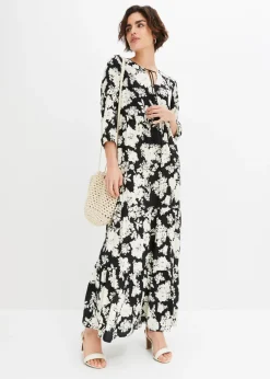 Mujer bonprix bonprix Vestido largo de viscosa fluida