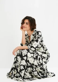 Mujer bonprix bonprix Vestido largo de viscosa fluida