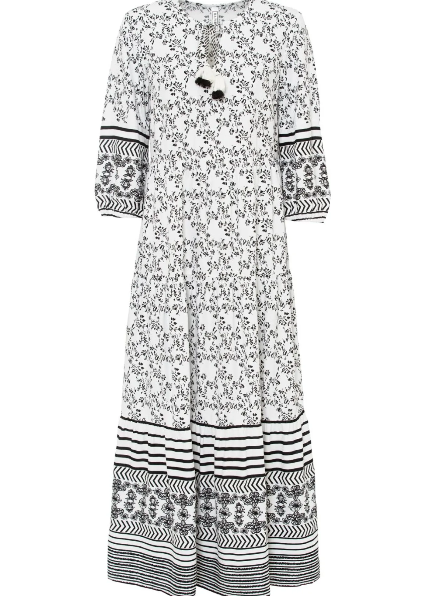 Mujer bonprix bonprix Vestido largo de viscosa fluida