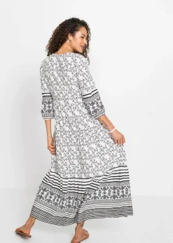 Mujer bonprix bonprix Vestido largo de viscosa fluida