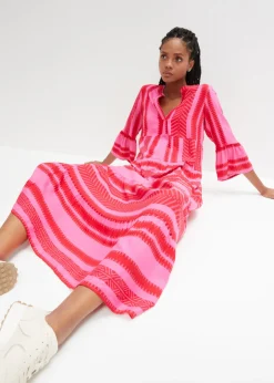 Mujer bonprix bonprix Vestido largo de viscosa fluida