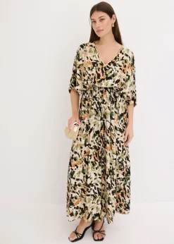 Mujer bonprix bonprix Vestido largo de viscosa fluida con lentejuelas