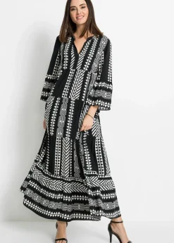 Mujer bonprix bonprix Vestido largo de viscosa fluida