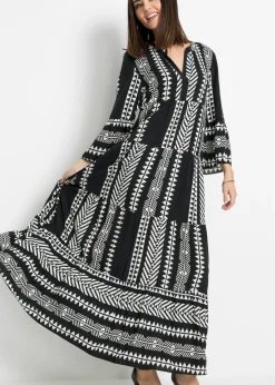 Mujer bonprix bonprix Vestido largo de viscosa fluida