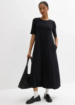 Mujer bonprix bonprix Vestido largo en mezcla de modal