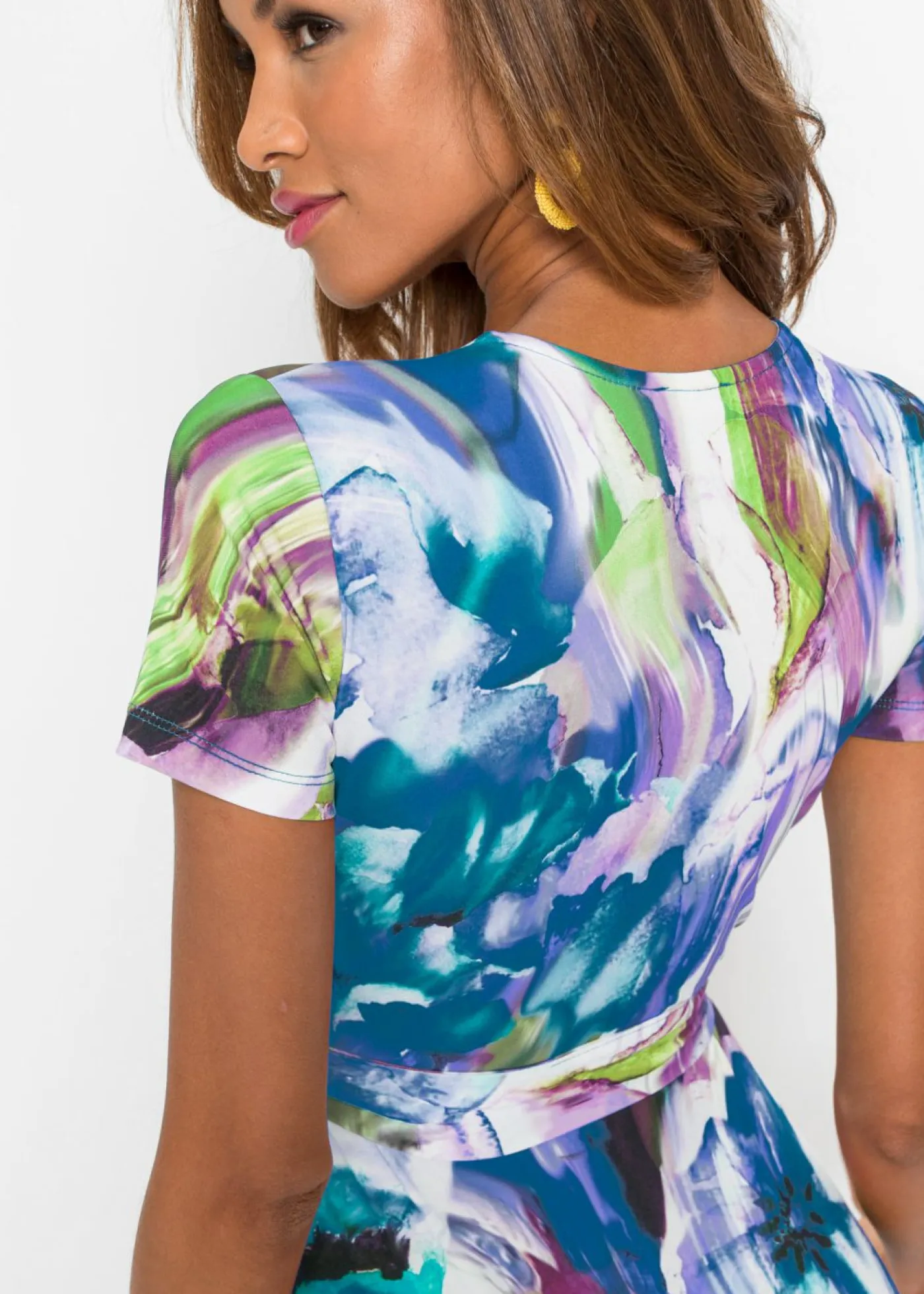 bonprix bonprix Vestidos>Vestido maxi Azul-verde