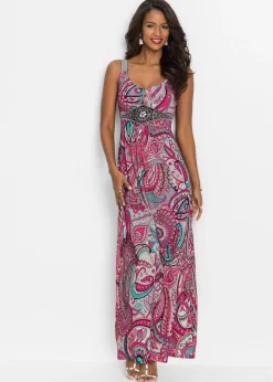 Mujer bonprix bonprix Vestido maxi con aplicaciones