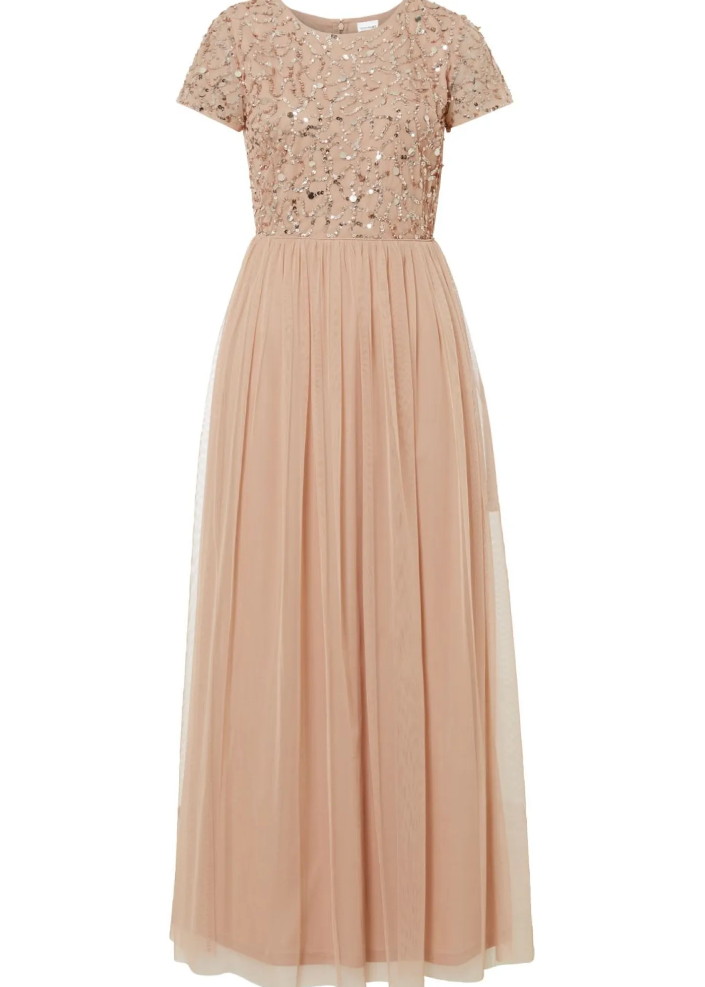 Mujer bonprix bonprix Vestido maxi con bordado de lentejuelas