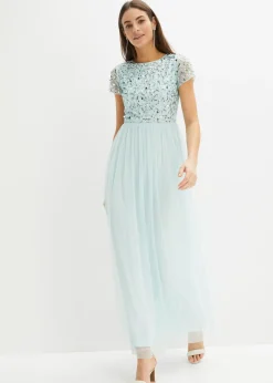 Mujer bonprix bonprix Vestido maxi con bordado de lentejuelas