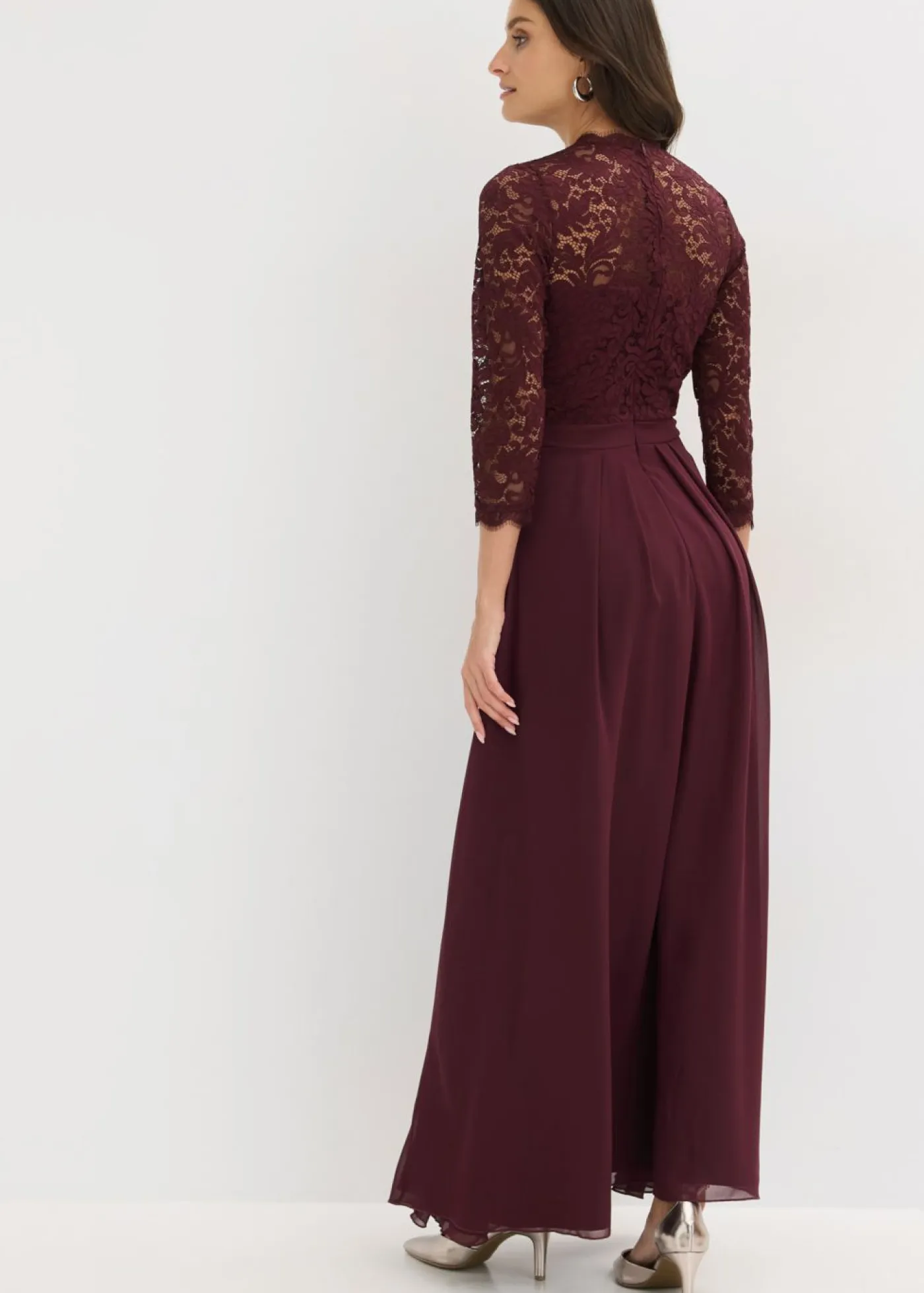 Mujer bonprix bonprix Vestido maxi con encaje