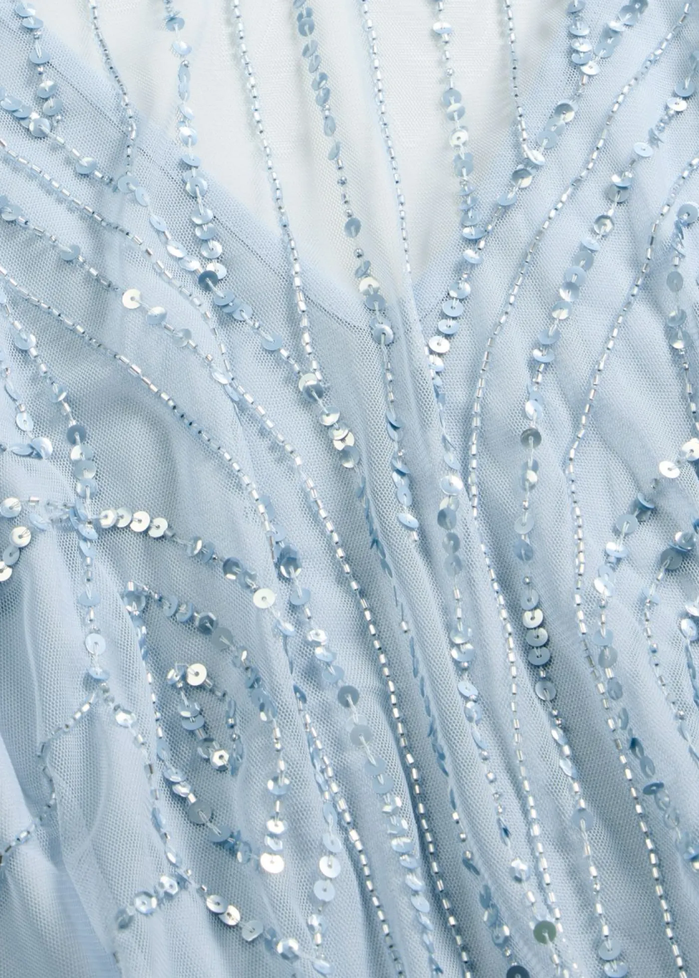 Mujer bonprix bonprix Vestido maxi de tul fino con bordado de lentejuelas