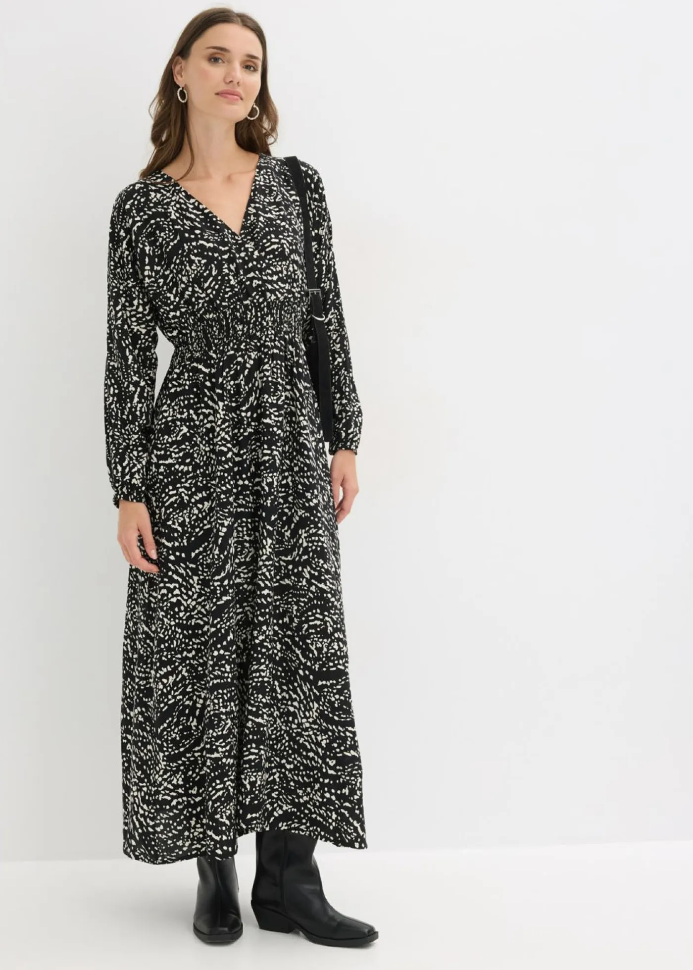 Mujer bonprix bonprix Vestido maxi de viscosa pura