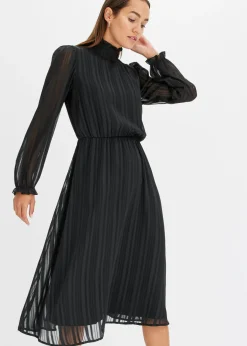 bonprix bonprix Vestidos>Vestido midi Negro