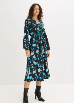 bonprix bonprix Vestidos>Vestido midi Negro