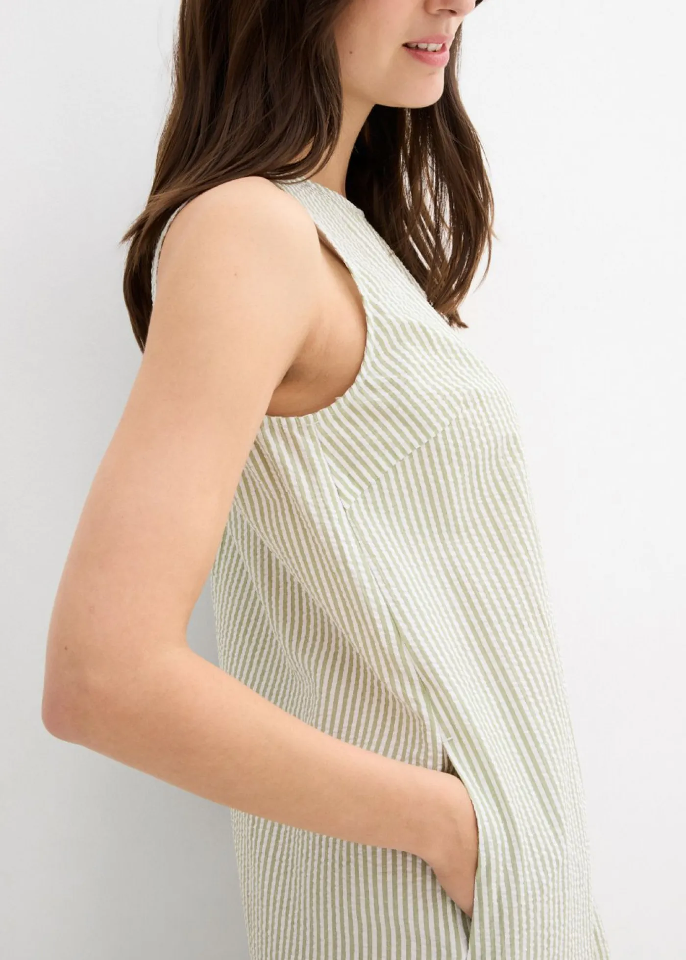 Mujer bonprix bonprix Vestido midi con corte en